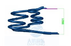 China 10M Swimming Pool Water Slide Double Enclosed Fiberglass Anti UV Static supplier