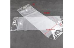China Transparent Pvc Bag Hair Extension Plastic Packaging With Logo Customized For Cosmetic supplier