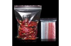 China Zipper Transparent Plastic Bag supplier