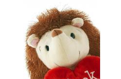 China PP Cotton Filled Hedgehog Plush Toy 30cm With No Deformation supplier