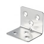 Custom Single-Sided L Shape Angle Corner Bracket Galvanized Metal Steel For Wood Construction Wall Bracket for sale
