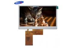 China High Resolution TFT LCD Screen 4.3 Inch With 8 Bit RGB Interface supplier