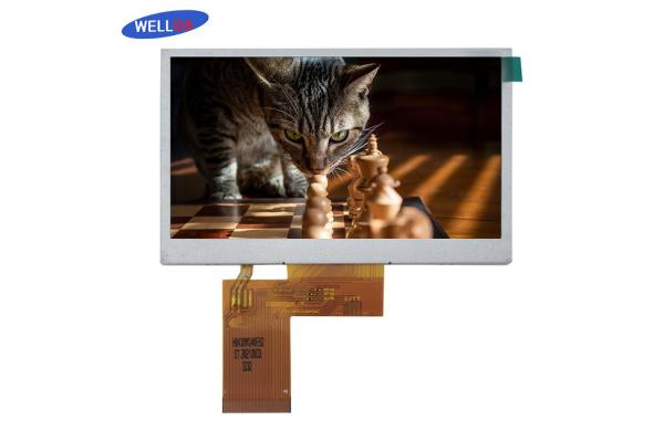 High Resolution TFT LCD Screen 4.3 Inch With 8 Bit RGB Interface