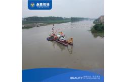 China Indonesian quartz sand mining uses 14-inch 300m3/h hydraulic cutter suction dredger supplier
