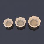 Golden Disposable Tiny φ9*3.5cm Mooncake Plastic Box for sale
