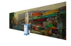 China 2880dpi Digital Wall Printing Machine 3d Effects For Cold Weather supplier