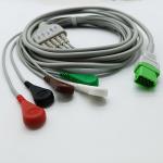 DB12pin Datascope ECG Cables And Leadwires 5leads ISO13485 for sale