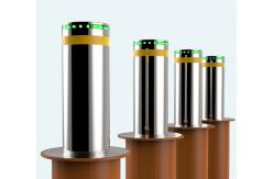 China PLC control Anti Collision Electric Hydraulic Rising Bollards For Driveways supplier