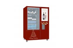 China Refrigerated Whisky Vending Machine Credit Card Payment Conveyor Belt System supplier