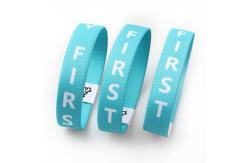 China Fabric Stretch Daily Bible Verse Bracelets With NFC RFID Fabric Elastic Wristbands supplier