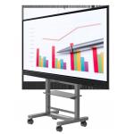 86 Inch Interactive Touch Screen Monitor Interactive Boards With Mobile Stand for sale