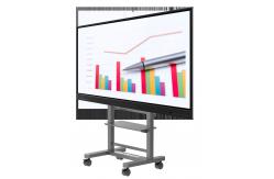 China 86 Inch Interactive Touch Screen Monitor Interactive Boards With Mobile Stand supplier