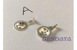 China Medical Pure Silver EEG Gold Cup Electrodes For Researching Neurofeedback Sleep supplier