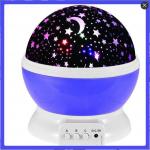 13x13x14cm Starry LED Projector Night Light With 360 Rotation for sale