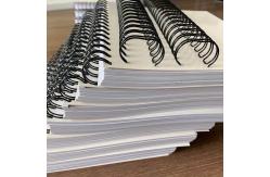 China Black White A4 Length 2:1 Pitch Binding Spiral Coil For Album supplier