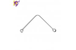 China Customized Nickel 2mm Various Shaped Wire Forming Spring Hardware with Hook supplier