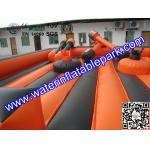 Orange Square Inflatable Gladiator Joust / Durable Inflatable Jousting Arena