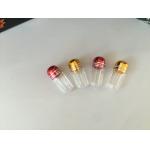Metal Cap Colorful Plastic Pill Bottles For FX 9000 / Rhino 7 / SWAG Capsule Bullet for sale
