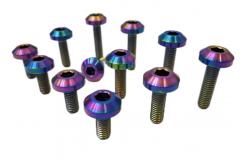 China Dished Head Plum Bolt Titanium bolts M24 Titanium Bike Screws supplier