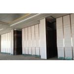 Modern Wood Dividers Folding Partition Walls Sliding Aluminium Track Roller for sale