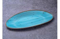 China FDA Approved 14 16 Stoneware Oval Serving Platter supplier