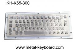 China Ruggedized Industrial Metal Keyboard Compact Entry SS Keyboard For Info Kiosk supplier