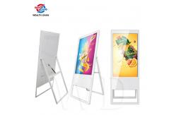 China Web Based CMS 350 Nits Digital Signage Kiosk Solutions , Moveable Digital Signage supplier