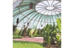 China Hand Woven Flexible Stainless Steel Zoo Wire Mesh Cabel Net Bigger Hole supplier