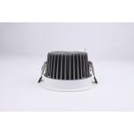Round IP65 Recessed Downlight With COB LED Light Source / 60° Beam Angle