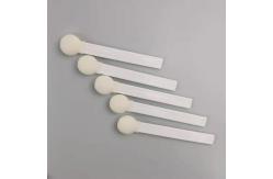 China White PP Stick Round Head Foam Swabs 30mm Diameter supplier