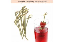 China Convenient AB Grade 12cm Knotted Bamboo Skewers supplier