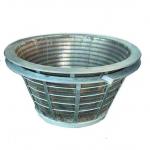 304 Stainless Steel Centrifugal Screen Basket Mining Machine Spare Parts for sale
