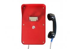 China Weatherproof Analog Wall Phone Cold Rolled Steel No Keypad Audio ATM Service supplier