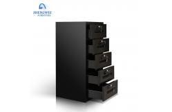 China Black Multi Function Combination 650mm Cold Rolled Steel Storage Locker supplier