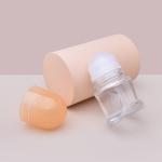 Refillable Glass Roller Ball Bottles Cylinder Shape Empty Round