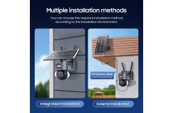China 6MP PIR Solar Security Camera 4G Human Detection WiFi 12X Zoom Camera supplier