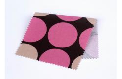 China Printed Transparent PVC 6OZ Coated Cotton Canvas For Bags And Shoes supplier