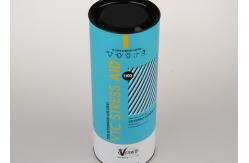 China Airtight Tinplate Lids Paper Composite Cans Gift Box Designs For Wine Packagings supplier