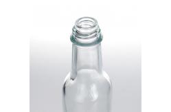 China 100Ml 150Ml Round Shape Tomato Hot Sauce Glass Soy Sauce Bottle supplier
