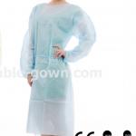 Laboratory Single Use Non Woven SMS Medical Isolation Gown for sale