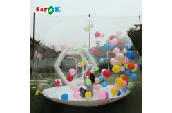 China Sayok Portable Inflatable Bubble House Tent Clear Bubble House Customized Logo supplier