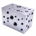 Hydraulic valve aluminum steel threaded cartridge valve hydraulic manifold block CNC processing customization service for sale
