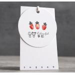 SGS Double Hang Tag Label UV Printed Hang Tags With String for sale