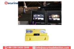 China AC220V Under Vehicle Inspection System 21 Inch Monitor FCC With ALPR Camera supplier