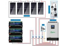 China 3000w 8000w 10000w Complete Off Grid Solar System Kit 12V 24V 48V supplier