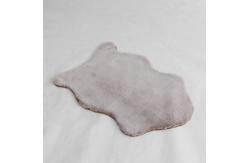 China Custom Plush Faux Fur Rug 100% Polyester Rabbit Hair Area Home Living Room supplier