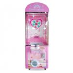 Kids Coin Operated Candy Game Machine Pink Candy Vending Machine for Ages 6 Years for sale