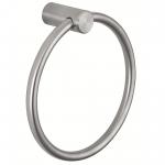 Bathroom Chrome Towel Rack Stainless Steel 304 Modern Circle Towel Hanger for sale