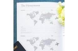 China Gilding Logo Custom Personal Planner Lined Inner Printing OEM / ODM Available supplier