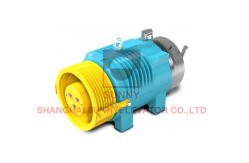 China 2:1 Synchronous Gearless Lift Machine MRL For Plastic Sheathing Ropes supplier